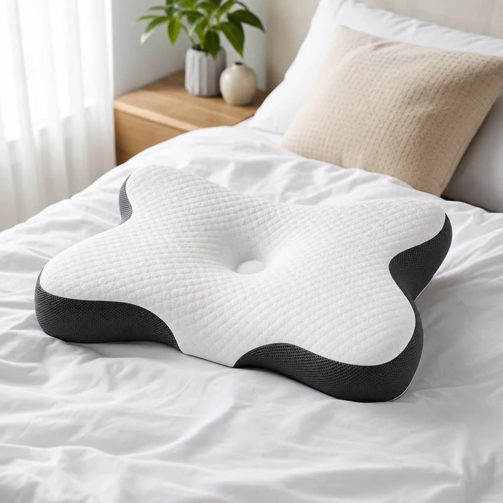 Cervical Memory Foam Neck Pillow for Neck Relief